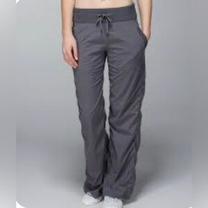 LuLulemon Dance Studio Midrise Pants Gray Sz 16 Tall